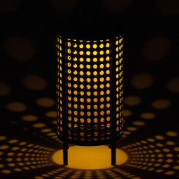Solar LED Lanterne Sort/Brun