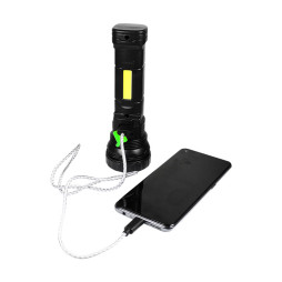 Snake Solar/USB LED Lommelygte
