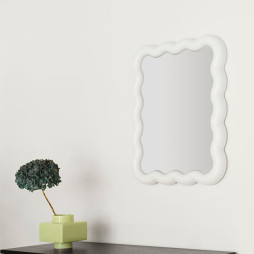Spejl Illu 65x50 cm Hvid