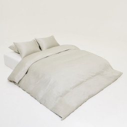 Sengetøj Arkipelag Blank Enkelt Greige 150x210 cm