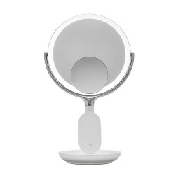 Bathroom Wireless Charger with Mirror Round LED 8inch