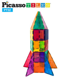 Rocket Booster magnetisk byggesæt 32 dele