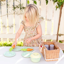 Legetøjsservicesæt i opvaskestativ, 19 dele