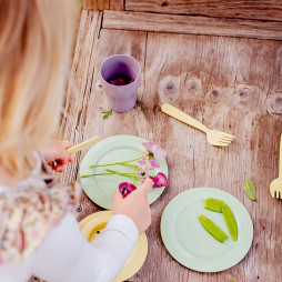 Legetøjsservicesæt i opvaskestativ, 19 dele