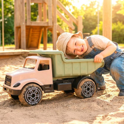 Stor dumptruck 60 cm Soft Neutrals