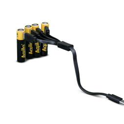 Uppladdningsbart USB-C Lithium batteri AAA 1,5V 4-p
