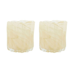 Curl fyrfadsstage beige