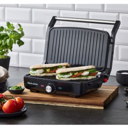 Paninigrill 1600 watt Stål/Sort