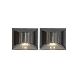 Solcelle-væglampe Wally 2-pack