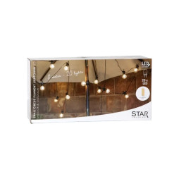 LED-lyskæde Circus Small Filament, 20 pærer