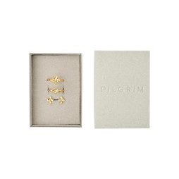 Gavesæt Sanine, ringe & øreringe guld