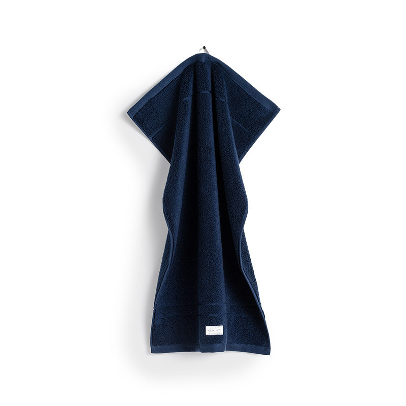 Organic Premium håndklæde 50x70 yankee blue