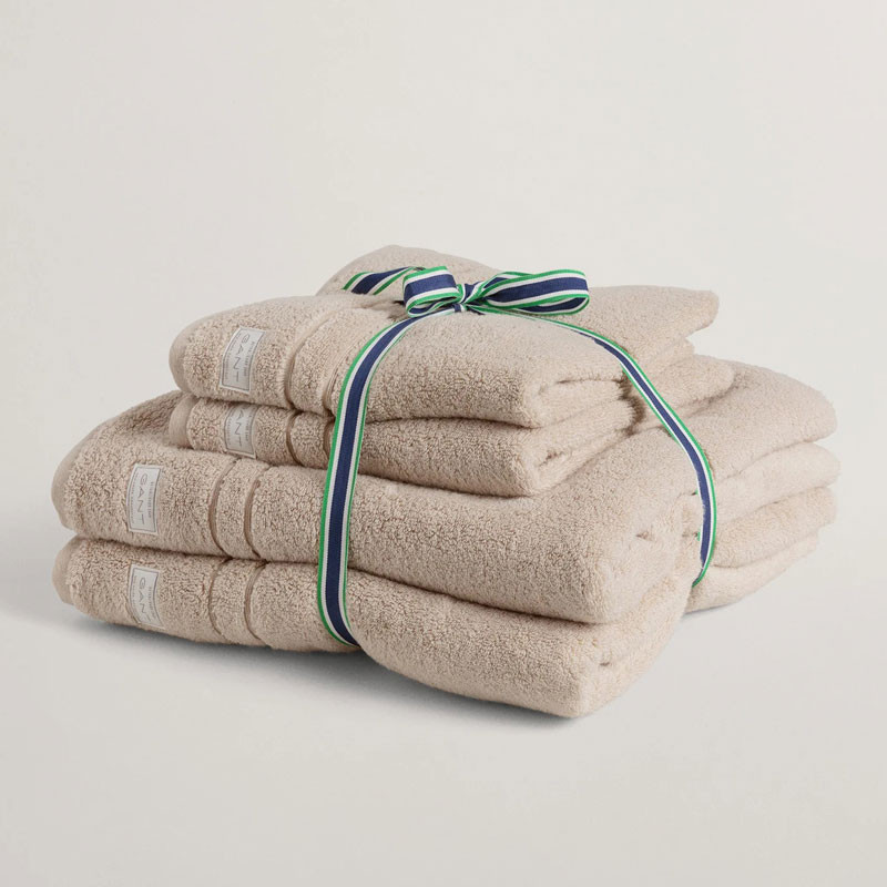 Organic Premium Håndklæder Silver Sand