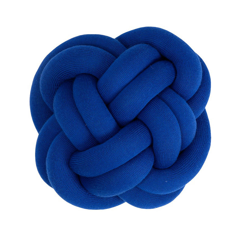 Knot Pude Klein Blue