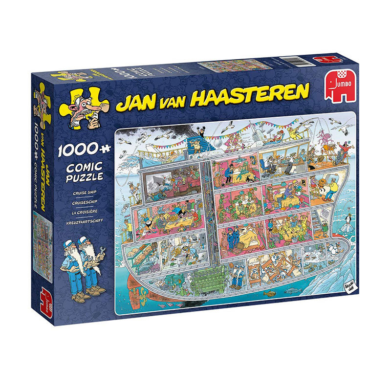 Puslespil Jan van Haasteren Cruise Ship 1000 stykker