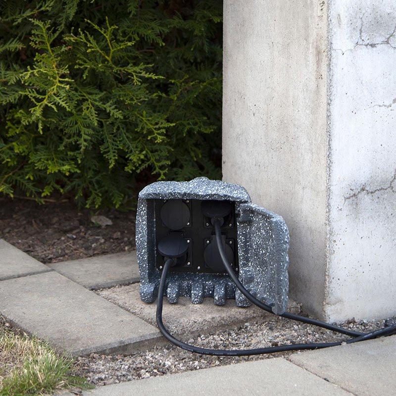 Plugge Förgreningsbox med 4 uttag (Outdoor)