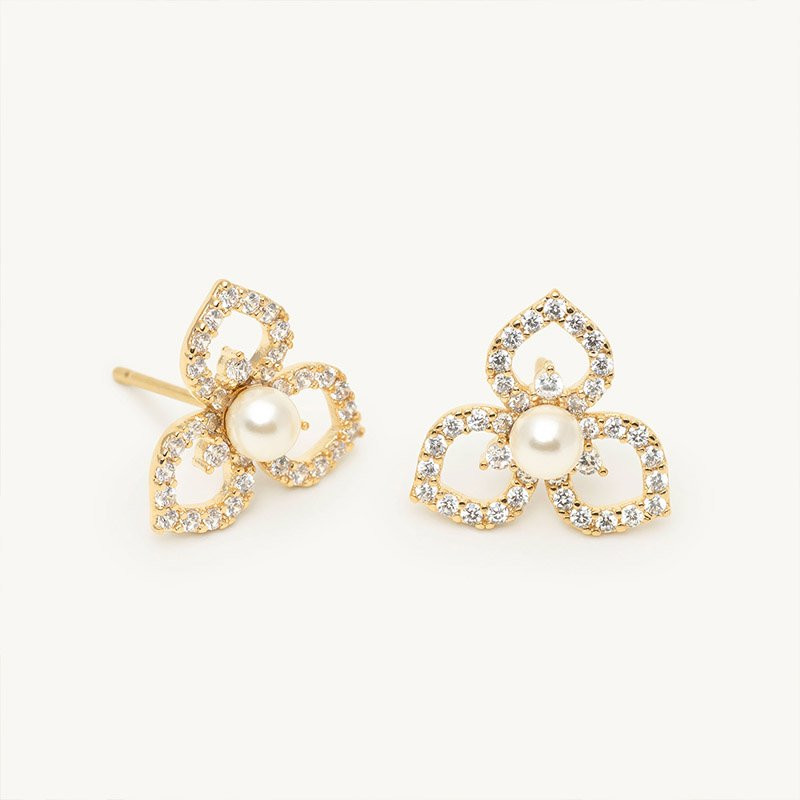 Øreringe Elise Ivory Pearl