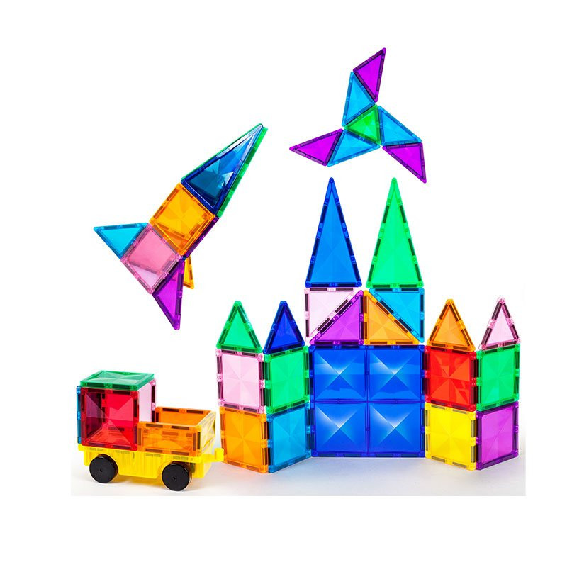 Diamond magnetisk byggesæt med bil 63 dele