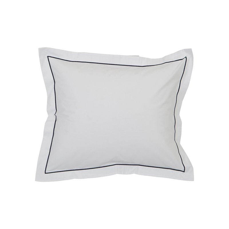 Hotel Percale pudebetræk 50x60 cm hvid/blå 