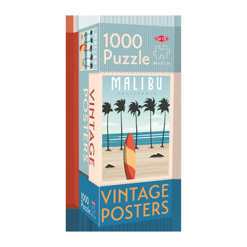 Puslespil Vintage Cities Malibu 1000 pcs
