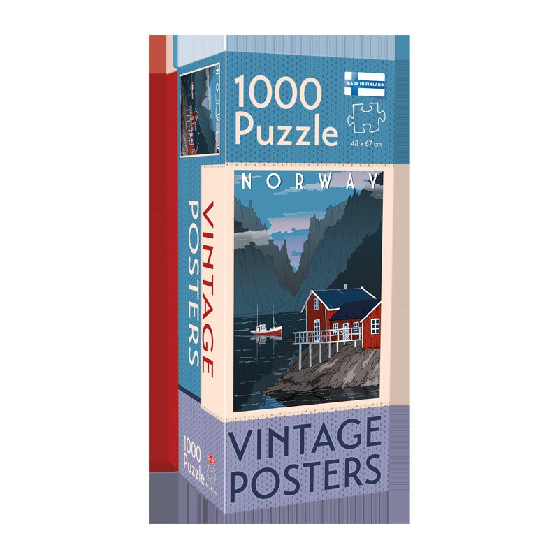 Puslespil Vintage Norway 1000 pcs