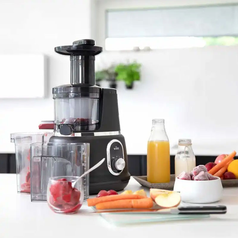 Premium Slow Juicer Black Witt 37782 Scandic Friends Shop