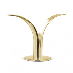The Lily Candlestick Brass