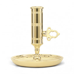 Office Candlestick Brass