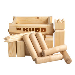 Kubb Game in Wooden Box