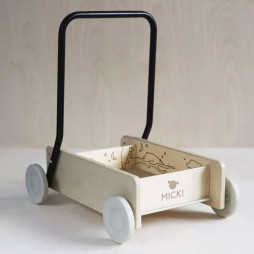 Learn-To-Walk Carriage Wood
