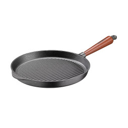 Grill Pan 28 cm Wooden Handle