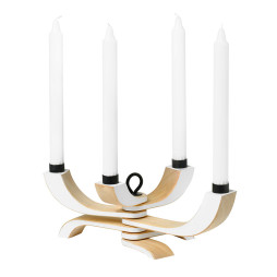 Nordic Light Candle Holder White