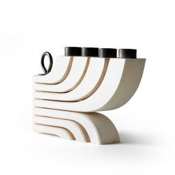 Nordic Light Candle Holder White