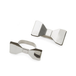 Bowie Napkin Ring Steel 2-pack