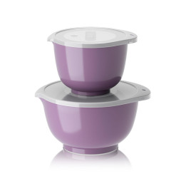 Margrethe Bowl set 2-pack with lid Lavender