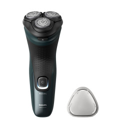 Waterproof shaver with fold-out trimmer X3052/00