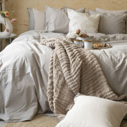 2-Part Set Cotton Percale Nature