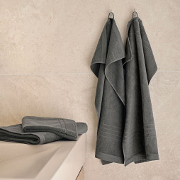 Towel Helle Terrycloth 50x70 cm Gray