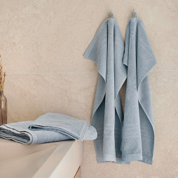 Towel Helle Terrycloth 50x70 cm Light Blue