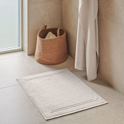 Shower Mat Helle Terrycloth 50x70 cm Sand