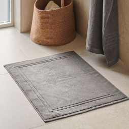 Shower Mat Helle Terrycloth 50x70 cm Gray