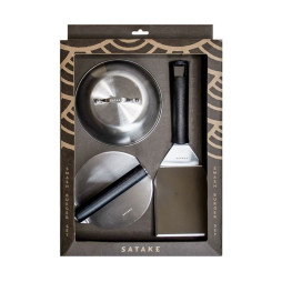 Smash Burger Set in Stainless Steel