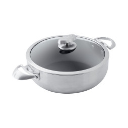 Serving pan with lid