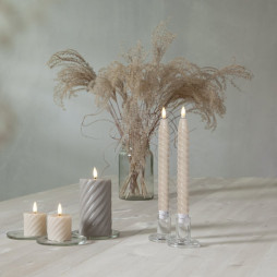 2-pack Swirl LED candle
