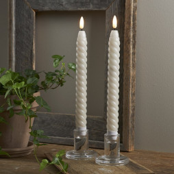 2-pack Swirl LED candle
