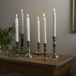 2-pack Swirl LED candle