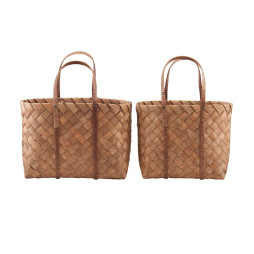2-Piece Set of Braided Bags Beach