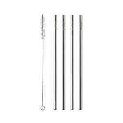 Steel straws 4-pack