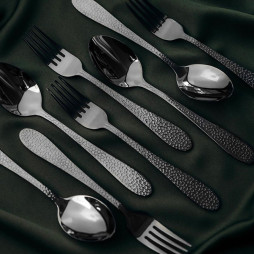 Frost Appetizer Cutlery 8 pcs Black