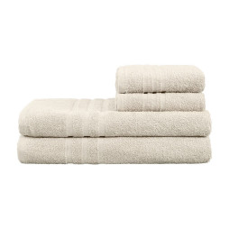 4-Piece Set Towels & Bath Towels Basic Terry Sand